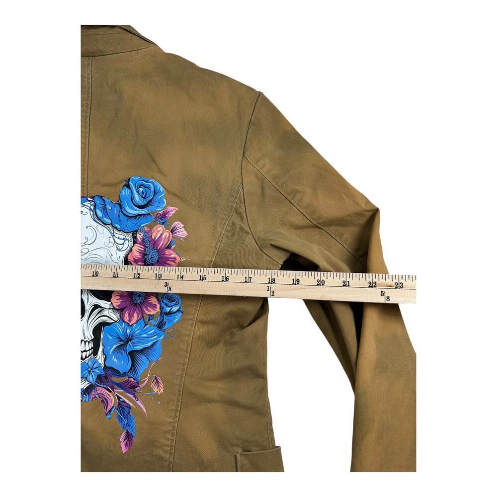 Goodfellow & Co. Upcycled Floral Skull Blazer – Women’s Small – OOAK - Picture 11 of 11